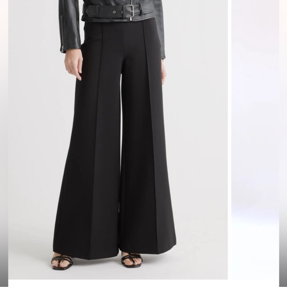 NWT Quince Ultra-Stretch Ponte Super Wide Leg Pants Sz XL 32” Inseam Tall NEW